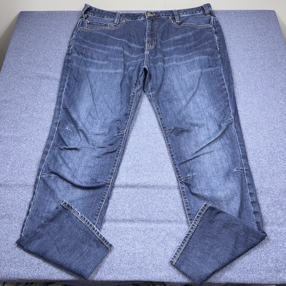 Vertx Defiance Jeans Tactical Jeans Mens 42x34 Blue Articulated Knee Denim